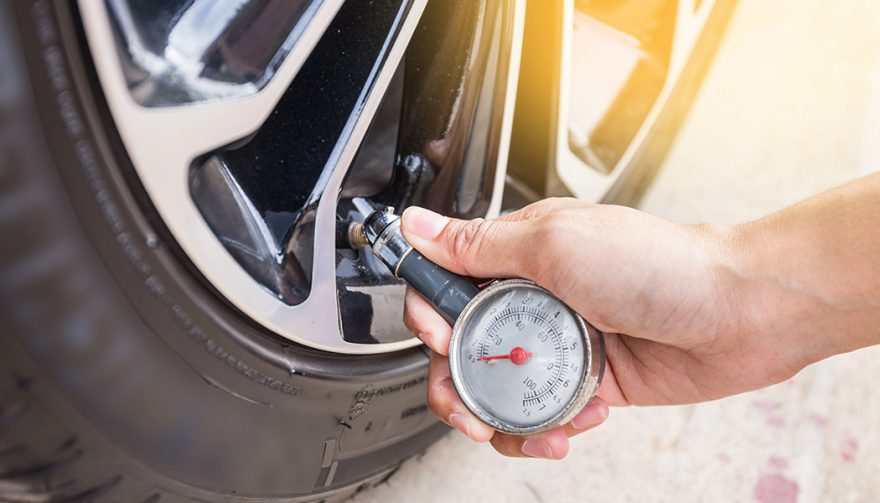 checking tire pressure monitor