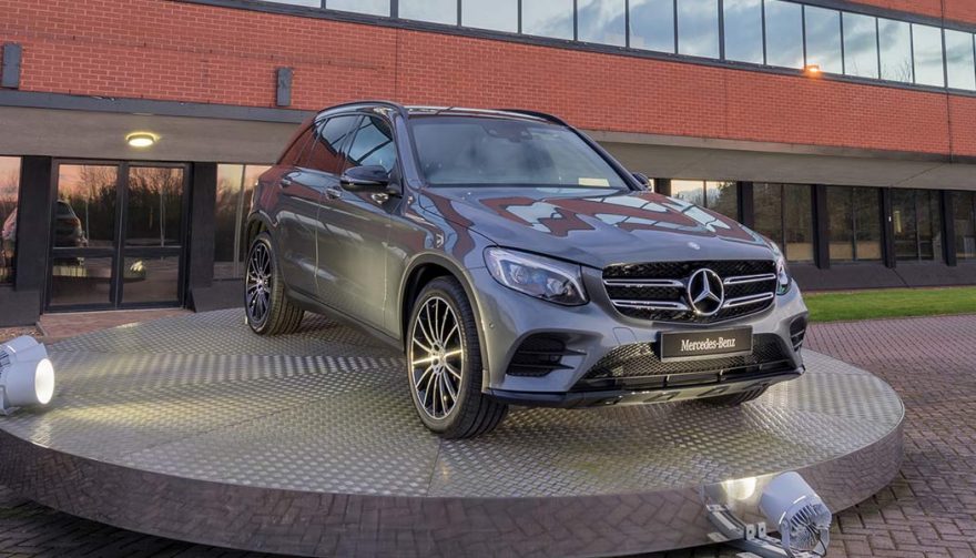 A Mercedes-AMG GLC43 on display