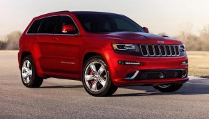 A white 2017 Jeep Grand Cherokee