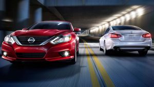 A 2016 Nissan Altima shows new design features for the model