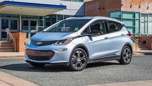 A 2017 Chevy Bolt EV