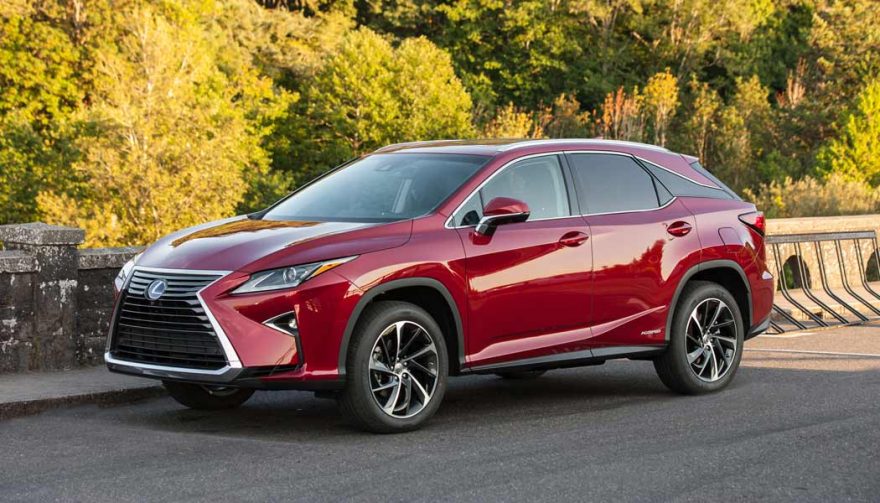 The Lexus RX Hybrid is one of the most fuel efficient SUVs