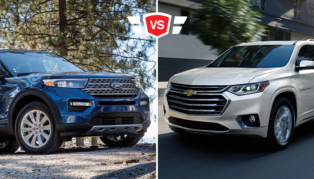 Chevrolet Traverse vs Ford Explorer A Detroit SUV Showdown