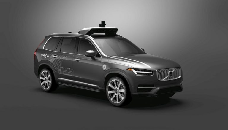 The Volvo and Uber partnership includes these Volvo XC90s