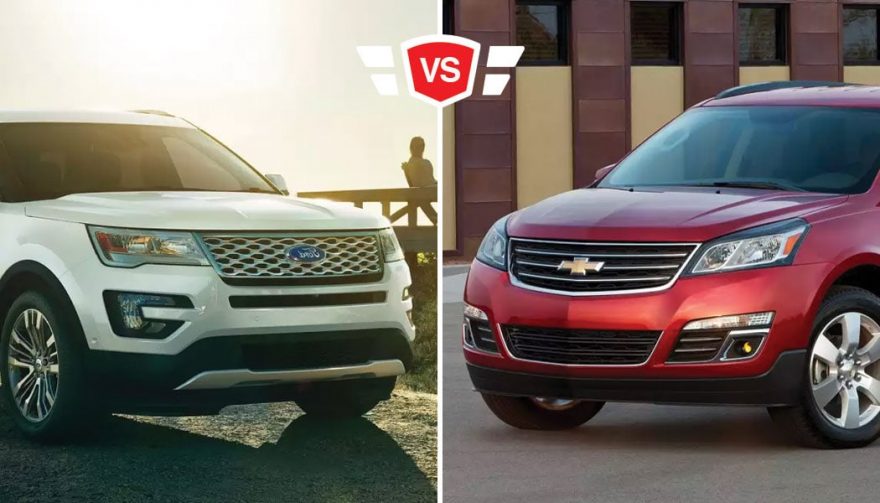 Chevrolet Traverse vs Ford Explorer A Detroit SUV Showdown