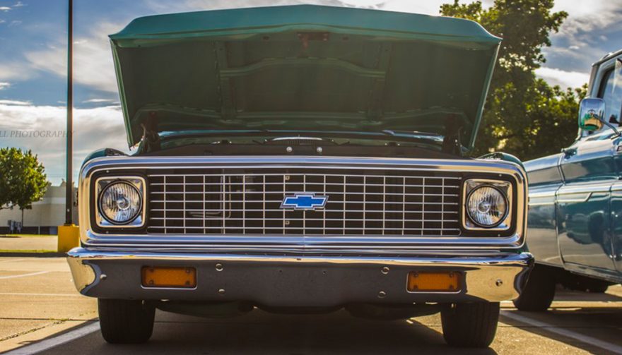 1971 Chevrolet C10 Hood Open