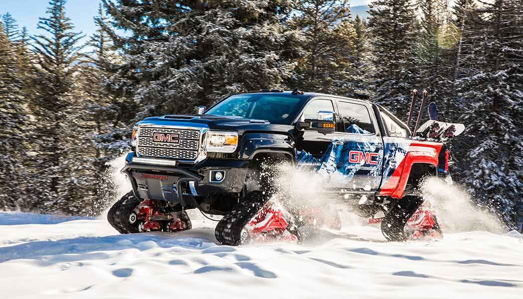 Sierra All Mountain: New GMC Concept Truck Is Ready for Winter, Everything