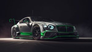 The new Bentley race car, the Continental GT3