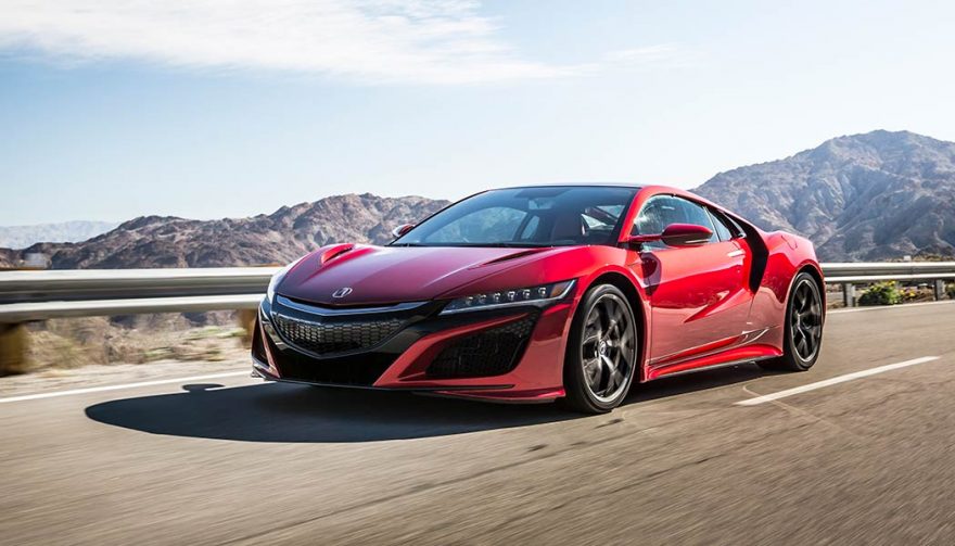 The Acura NSX is one of the best hybrid sports cars