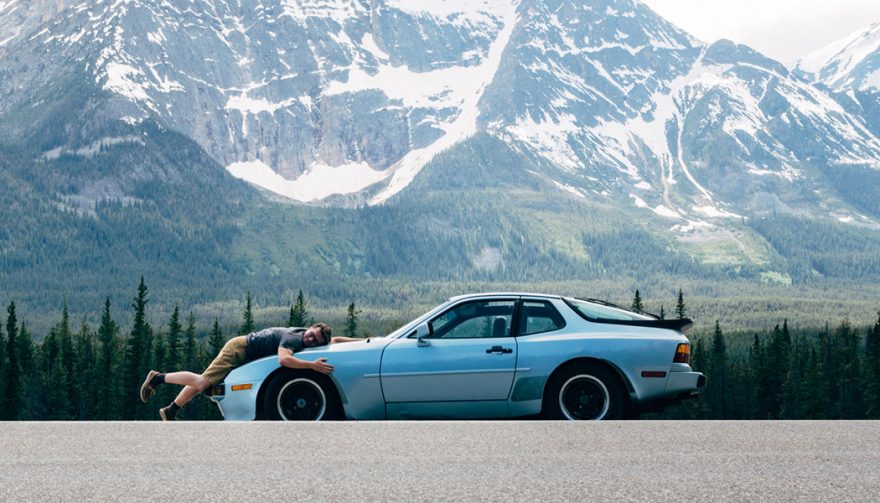 post your ride Porsche 944 side