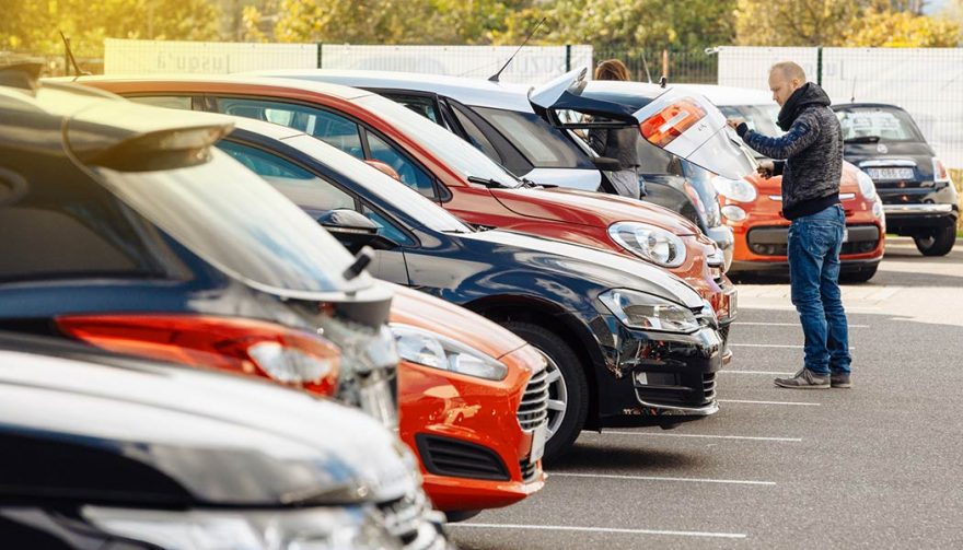 A shopper knows what to look for when buying a used car