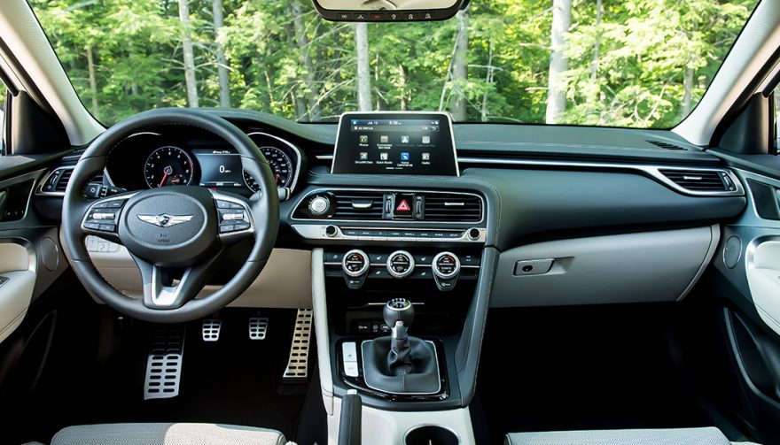 2019 Genesis G70 Interior