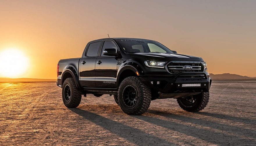 Texas tuner Hennessey Performance Engineering releases a 360 hp mini-Raptor Velociraptor Ranger on the compact truck world