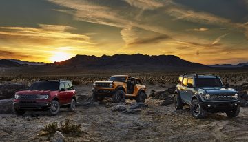Bronco Family The 2021 Ford Bronco brings back the classic name as a modern, retro-style off roader. Even better, it comes in a doorless version and the smaller Sport